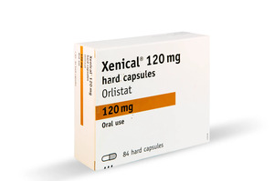 Xenical 120mg 84 kapslar förpackning