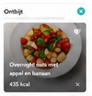Gezond ontbijt in een kom
